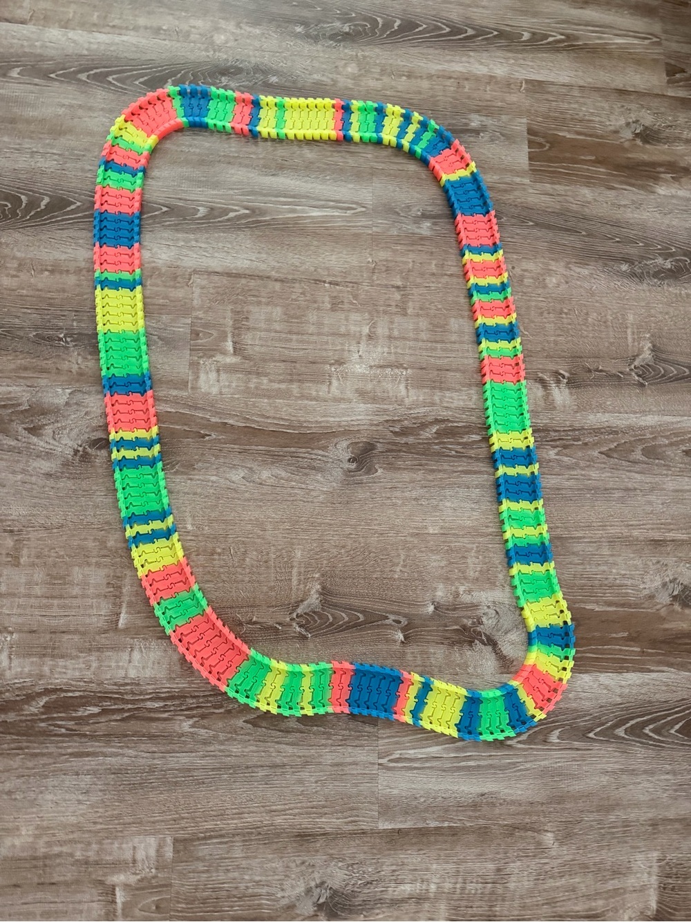 Flexible car tracks with 3 battery powered toy cars